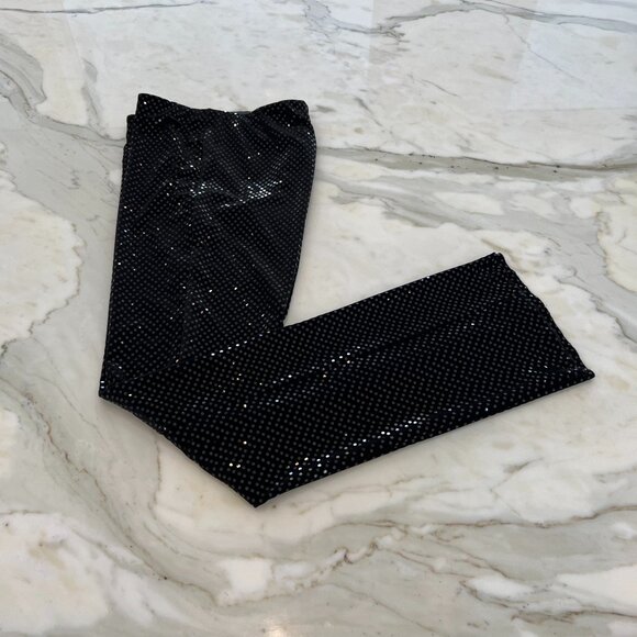 RALPH RALPH LAUREN BLACK EMBELLISHED PANTS SIZE SMALL - Picture 10 of 17